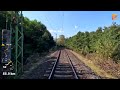 Cab Ride Celldömölk - Keszthely (MÁV lines 20, 25 and 26, Hungary) train driver's view in 4K