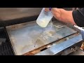 How to Clean the Flat-top Grill
