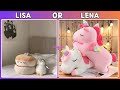 Lisa or Lena || Houses, rooms, kitchen, home appliances and many more ||  #wouldyourather