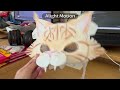 How to make a animal/therian mask with everyday items tutorial DIY project