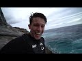 Scuba Diving One of Hawaii's Most Dangerous Cliff Side for Sunken Treasure! (Spitting Caves)
