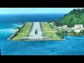 #Boeing757 landing on short #runway on an #Chuuk island