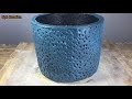Instructions For Making Simple Sand And Cement Potted Plants - Nyk Creation