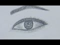 How to draw a realistic eye for Beginners step by step | Easiest eye drawing tutorial | Easymix Art