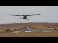 Cessna crosswind touch-and-go Meadow Lake Airport