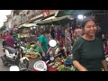 Popular Cambodian Street Food -- Delicious Grilled Pork Ribs, Intestine, Duck, Fish, Fruits & More