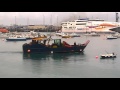 Landing Craft HERM SEAHORSE Takes a Tractor to Herm