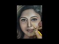 Drawing Girl with a rose - Aishwarya Rai
