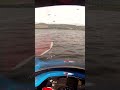Onboard driving F1 boat.