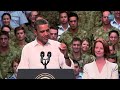 President Obama Speaks to U.S. and Australian Service Members