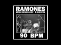 Ramones Punk Style Drum Beat Loop 90 BPM 5 Minutes Down Stokes 8th Notes