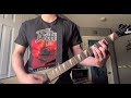 Overkill- Hello From the Gutter guitar cover (One take) #overkill#thrashmetal#guitar#guitarcover