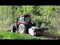 Как фермеры чистят заброшенные поля? Трактор Valtra T235 с мульчером NIUBO TDD