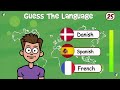Guess The Language by  Voice Quiz | Countries and Their Languages |