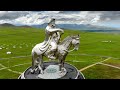 FLYING OVER MONGOLIA (4K UHD) - Scenic Relaxation Along With Beautiful Nature Videos - 4K Video HD