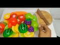 Cutting Fruits and Vegetables | Plastic vs Squishy ASMR