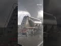 Large #tornado caught on camera crossing interstate in #Nebraska