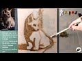 Oil Painting of a Kitten LIVE!  | Virtual Painting Session