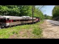 Rare Catch on Day 1! Winnipesaukee Scenic Railroad 1012 on Opening Day at the Hobo Railroad!