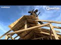 Man Builds Amazing Wood House Only Using Hand Tools! | Start to Finish by @Kampkolik