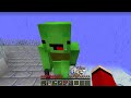 JJ and Mikey Survive 100 Days On The BEACON in Minecraft ! - Maizen