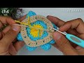 Very Easy Granny square crochet pattern for beginners! Loved this flower granny square