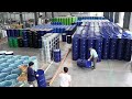 The process of mass production of iron oil drums, professional barrel making factory