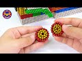 DIY - How to make electric tram using magnetic balls ASMR