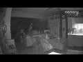 Great Dane sees Ghost Orbs caught on security camera