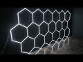 Homemade hexagonal LED light