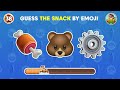 Guess the WORD by Emojis - Snack & Candy Edition