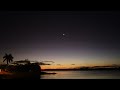 #Timelapse 4K crepúsculo no Açude Grande de Cajazeiras, Lua e Vênus com Canon RP