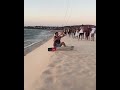 The highest kitesurfing dune jump
