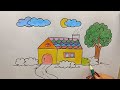 🏠 How To Draw A House EASY For Kids & Toddlers!
