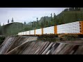 CSX 3194 Law Enforcement lumber train