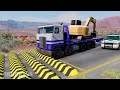 Trucks vs Speed Bumps – BeamNG.Drive