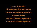 Coldplay • Yellow (CC) 🎤 [Karaoke] [Instrumental Lyrics]