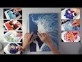 FROSTY Snow Queen In-Depth Tutorial! Spectacular Swiping | AB Creative Acrylic Pouring