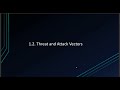 S1 - Ethical Hacking Course (Concepts, Threats, Attack Vectors)
