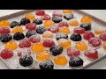 Chewy Fruit Jelly Recipe, Homemade Gummy Candy