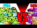 All PEA vs MUSHROOM Plants Battlez - Who Will Win? - PvZ 2 Team Plant vs Team Plant