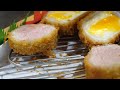 It's so crispy!! Cheese Pork Cutlet with stretchy cheese , fried meat peppers / Korean street food