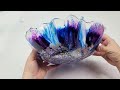 Glitter and Alcohol Ink Resin Bowl