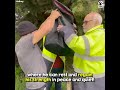 Elderly Man Rescues Panicked Wombat