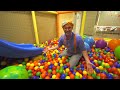 Blippi Visits an Indoor Playground @Blippi Educational Kids Videos