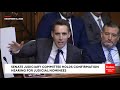 ALMOST UNWATCHABLE: Hawley Asks Nom Over & Over For Take On Anti-Israel Statement, Can't Get Answer
