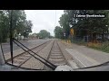 Tramwaje Śląskie - Linia 4 | Gliwice Zajezdnia - Zabrze Zaborze Pętla | CABVIEW 4K