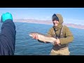Fishing For MONSTER TROUT at a Huge PREHISTORIC Lake! (Catch & Cook!)