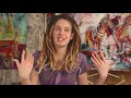 How to paint backgrounds in your paintings || Mixed-media art || Abstract