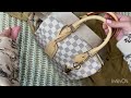 LV Speedy Bandoulière 25 Damier Azur review, what’s in my bag #louisvuitton #lvspeedy